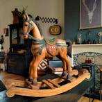 Hobbelknol Antiek Houten Hobbelpaard Rocking Horse Wood Hout, Antiek en Kunst, Verzenden