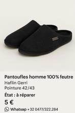 Pantoufles homme 100% feutre Haflin Gerri - pointure 42/43, Vêtements | Hommes, Chaussures, Enlèvement ou Envoi, Pantoufles, Porté
