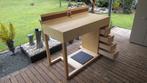 Bureau debout entièrement en bois avec tapis"Kybun"Etat neuf, Maison & Meubles, Bureaux, Enlèvement, Comme neuf, Bureau debout