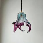 Lampe suspendue vintage en verre de Murano., Antiquités & Art, Enlèvement ou Envoi