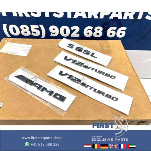 W222 W223 W217 S65 AMG LOGO SET ZWART S 65 L EMBLEMEN SET Me, Autos : Pièces & Accessoires, Carrosserie & Tôlerie, Mercedes-Benz