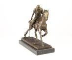 Statue de joueur de polo en bronze LIVRAISON GRATUITE, Antiquités & Art, Antiquités | Bronze & Cuivre, Envoi, Bronze