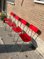 Chaise Formica Rouge, Maison & Meubles, Chaises, Enlèvement ou Envoi, Comme neuf, Rouge