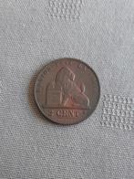Leopold I 2 centimes 1864 in zeer goede staat, Postzegels en Munten, Verzenden