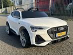 Audi E-tron 12v wit - Afstandsbediening - 4x4 - Leder NIEUW, Kinderen en Baby's, Ophalen of Verzenden, Nieuw