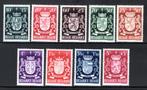 716/724 MNH 1945 - Wapenschilden van de negen Belgische prov, Postzegels en Munten, Ophalen of Verzenden, Postfris, Postfris