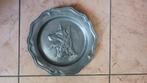 Assiette ronde pour chien Etain à accrocher au mur, Antiquités & Art, Enlèvement ou Envoi