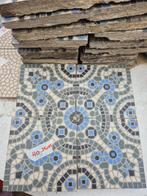 Sol ancien - carreaux à motifs - carreaux de ciment - plinth, Bricolage & Construction, Dalles & Carrelages, Enlèvement, Utilisé