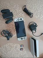 Nintendo switch oled avec le kit complet + pochette, Consoles de jeu & Jeux vidéo, Switch OLED, Comme neuf, Enlèvement, Avec jeux