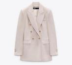 Veste blazer à double boutonnage Zara Lange NEW S beige-rose, Vêtements | Femmes, Vestes | Été, Enlèvement ou Envoi, Neuf, Taille 36 (S)