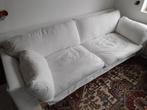 Siège / canapé / sofa blanc x2 pour 3-6 personnes, Maison & Meubles, 75 à 100 cm, Design, Banc droit, Enlèvement