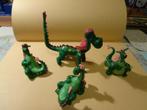 4 Figurines Eliott le Dragon - Walt Disney Production, Collections, Enlèvement ou Envoi, Utilisé, Autres types