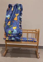 Houten poppenwieg, Kinderen en Baby's, Speelgoed | Poppen, Ophalen, Gebruikt