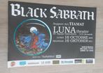 Affiche du concert de Black Sabbath, Collections, Enlèvement ou Envoi