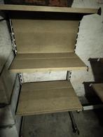 Lot de 5 étagères en métal anciennes, Maison & Meubles, Enlèvement, Utilisé