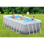 Piscine Intex 400 x 200 x 122 avec filtre à sable et chauffa, Jardin & Terrasse, 200 à 400 cm, Enlèvement, Utilisé, Rectangulaire
