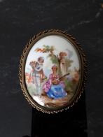 Broche porcelaine de Limoges, Enlèvement ou Envoi, Comme neuf