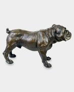 Grande statue en bronze lourd d'un bouledogue anglais FREE L, Antiquités & Art, Antiquités | Bronze & Cuivre, Envoi, Bronze