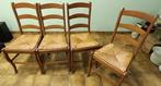 lot de 4 chaises chêne, Maison & Meubles, Chaises, Enlèvement, Comme neuf, Bois, Quatre