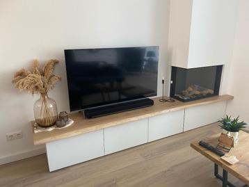 Étagère en chêne IKEA BESTA / STUVA, panneau en chêne droit disponible aux enchères