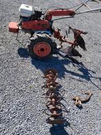 Motoculteur met ploeg en toebehoren., Jardin & Terrasse, Outils à main, Enlèvement, Comme neuf