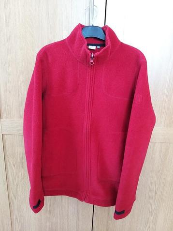 Aigle polard rouge poches 38 hiver neige Polartec recyclé disponible aux enchères