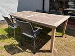 Tuintafel teak, Tuin en Terras, Ophalen, Gebruikt