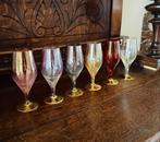 Verres à vin colorés anciens, Antiquités & Art, Enlèvement
