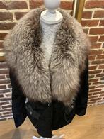 Magnifique veste col fourrure renard argenté S, Vêtements | Femmes, Vestes | Hiver, Enlèvement ou Envoi, Porté, Taille 36 (S)