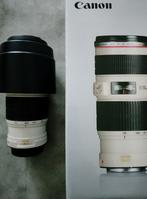 Canon EF 70-200 mm 4.0 L IS USM, comme neuf, TV, Hi-fi & Vidéo, Enlèvement ou Envoi, Comme neuf