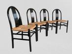 12 chaises de salle à manger par Annig Sarian pour Tisettant, Maison & Meubles, Vintage design, Bois, Noir, Envoi