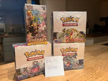 Pokémon - Boosterboxen beschikbaar voor biedingen